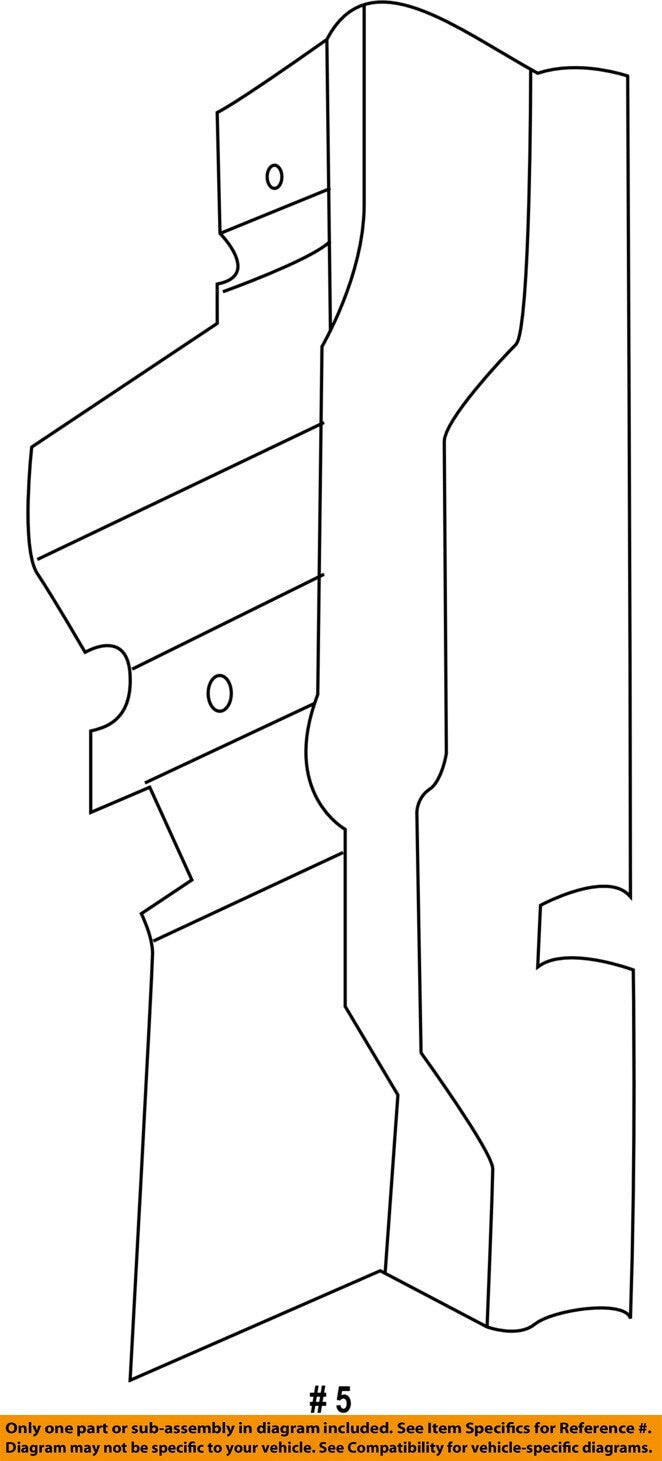 FORD OEM 2013 Mustang Radiator Support-Side Air Baffle DR3Z8310A