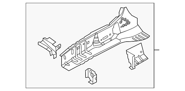 Genuine Ford Upper Inner Rail BB5Z-16B044-A