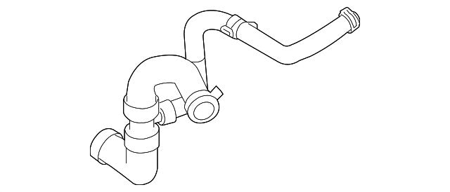 Genuine Ford Radiator Coolant Hose 9E5Z-8286-F